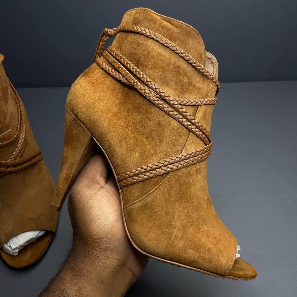 Used Vince Camuto Open Toe Heels Women Size 9.5